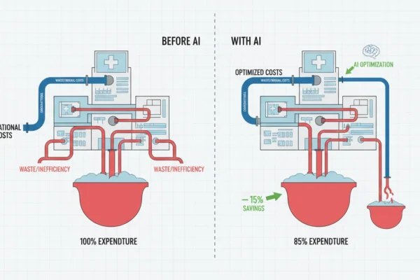 AI Health: 15% Savings by 2026 for Hospitals