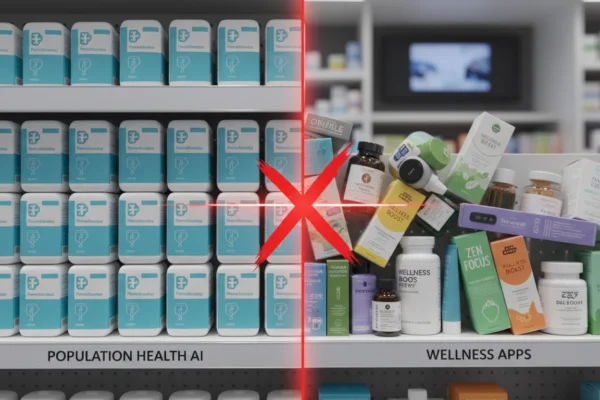 Population Health AI vs. Wellness Apps: The VBC Investment Divide